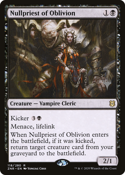 Nullpriest of Oblivion (PZNR-118P) - Zendikar Rising Promos - Premium MTG Single from Wizards of the Coast - Just $0.20! Shop now at Game Crave Tournament Store