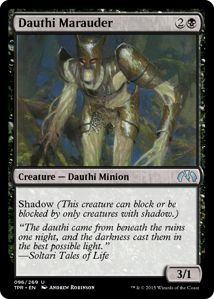 Dauthi Marauder (TPR-096) - Tempest Remastered - Premium MTG Single from Wizards of the Coast - Just $0! Shop now at Game Crave Tournament Store