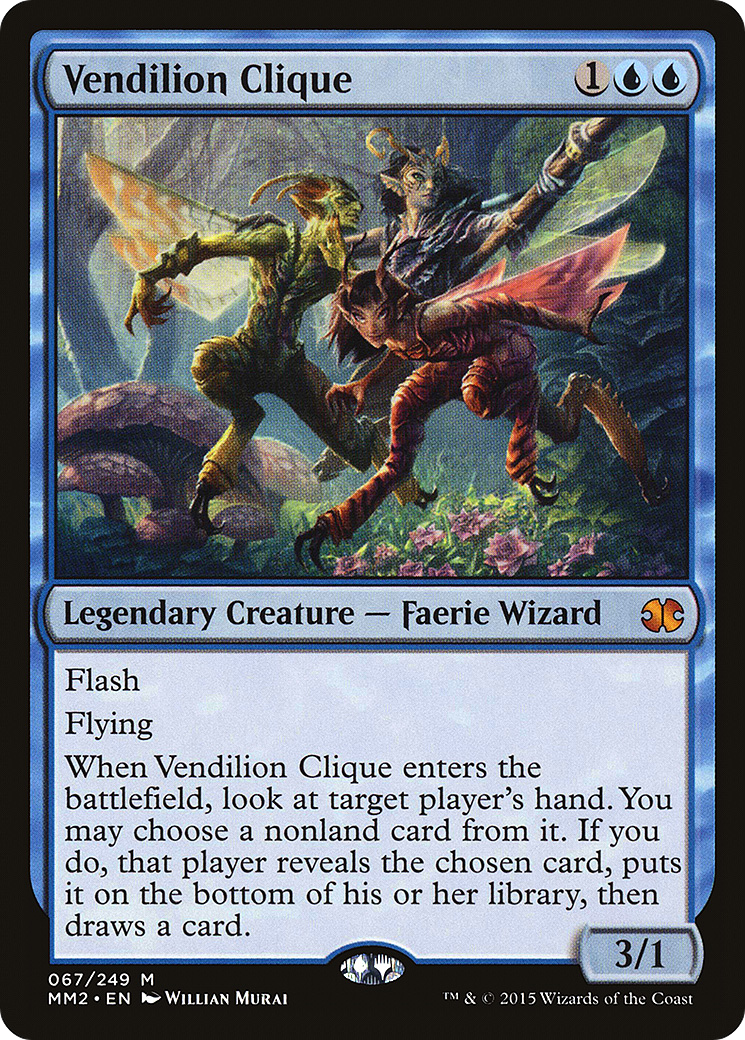 Vendilion Clique (MM2-067) - Modern Masters 2015 - Premium MTG Single from Wizards of the Coast - Just $2.41! Shop now at Game Crave Tournament Store