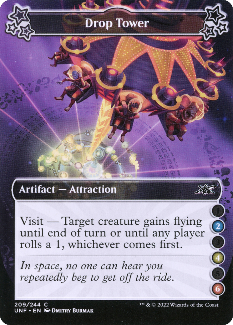 Drop Tower (UNF-209B) - Unfinity Foil - Premium MTG Single from Wizards of the Coast - Just $0.08! Shop now at Game Crave Tournament Store
