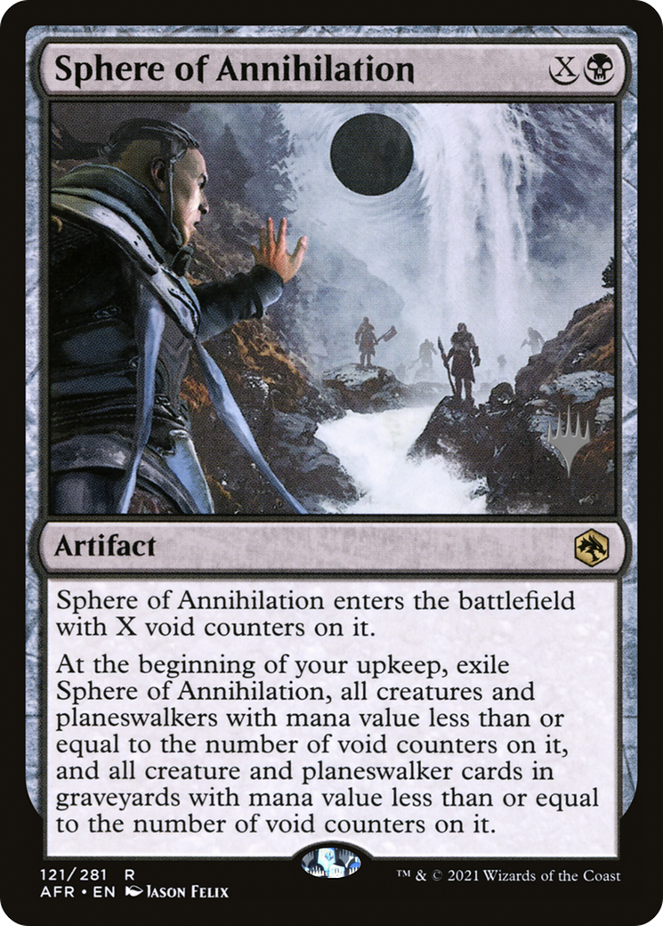 Sphere of Annihilation (PAFR-121P) - Adventures in the Forgotten Realms Promos - Premium MTG Single from Wizards of the Coast - Just $0.08! Shop now at Game Crave Tournament Store