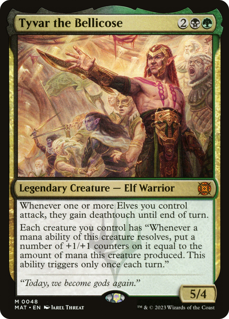 Tyvar the Bellicose (MAT-048) - March of the Machine: The Aftermath - Premium MTG Single from Wizards of the Coast - Just $0.83! Shop now at Game Crave Tournament Store