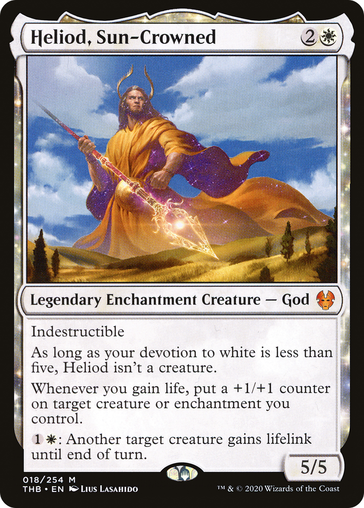 Heliod, Sun-Crowned (THB-018) - Theros Beyond Death: (nyxtouched) - Premium MTG Single from Wizards of the Coast - Just $2.99! Shop now at Game Crave Tournament Store