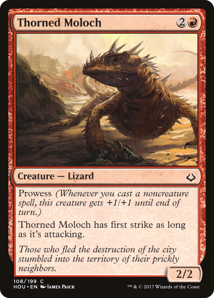 Thorned Moloch (HOU-108) - Hour of Devastation Foil - Premium MTG Single from Wizards of the Coast - Just $0.09! Shop now at Game Crave Tournament Store