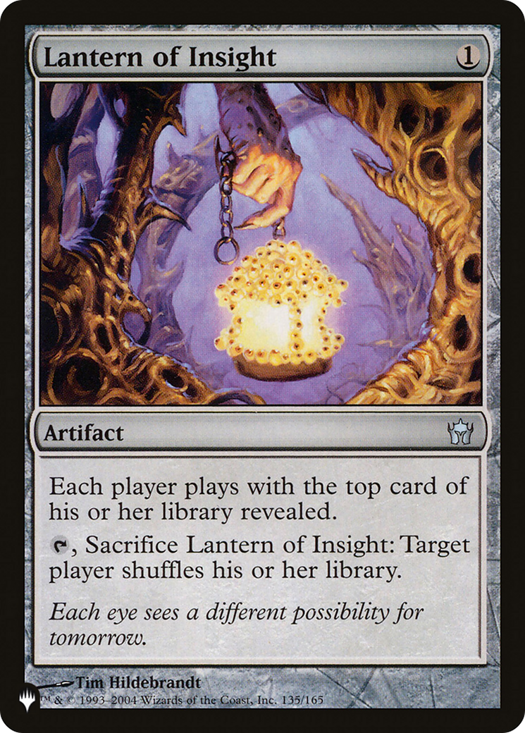 Lantern of Insight (PLIST-1002) - The List - Premium MTG Single from Wizards of the Coast - Just $0.46! Shop now at Game Crave Tournament Store