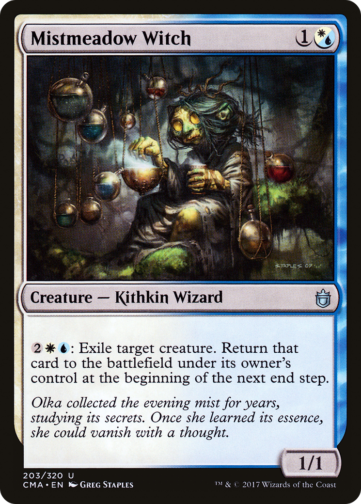 Mistmeadow Witch (CMA-203) - Commander Anthology - Premium MTG Single from Wizards of the Coast - Just $0.08! Shop now at Game Crave Tournament Store