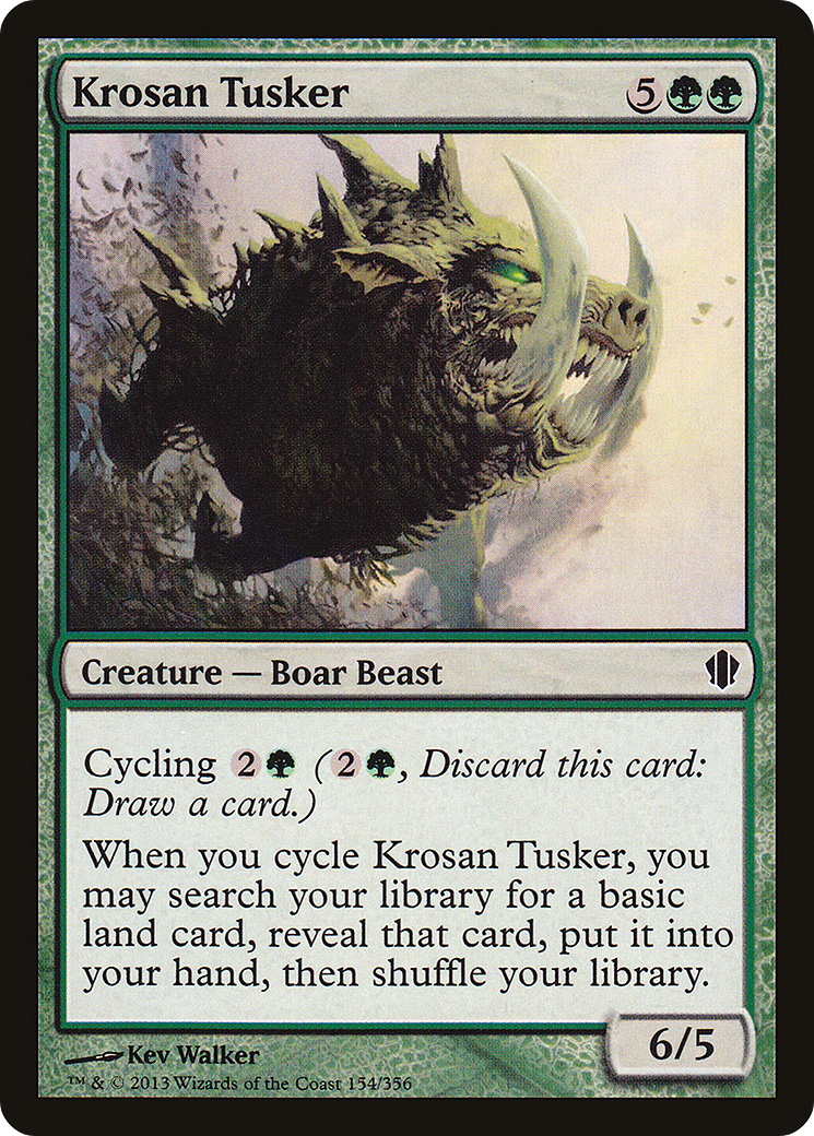 Krosan Tusker (C13-154) - Commander 2013 - Premium MTG Single from Wizards of the Coast - Just $0.08! Shop now at Game Crave Tournament Store