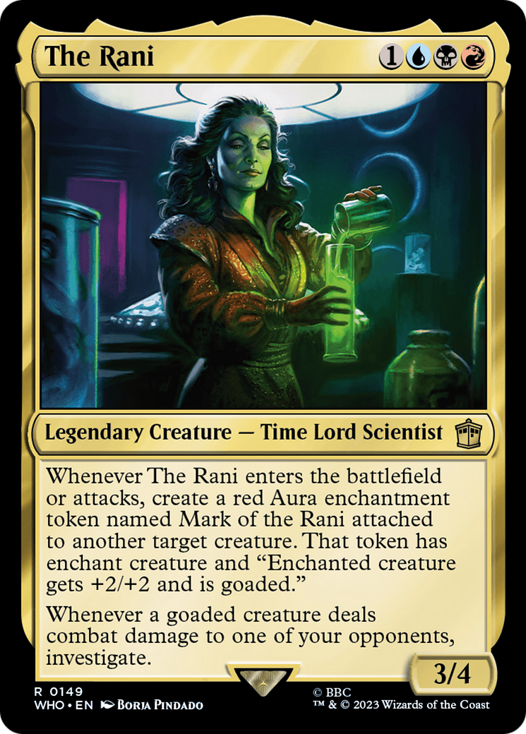 The Rani (WHO-149) - Doctor Who - Premium MTG Single from Wizards of the Coast - Just $0.08! Shop now at Game Crave Tournament Store