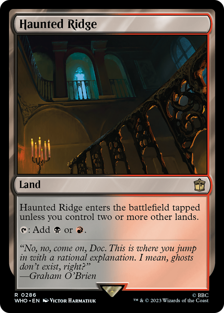 Haunted Ridge (WHO-286) - Doctor Who - Premium MTG Single from Wizards of the Coast - Just $0.86! Shop now at Game Crave Tournament Store