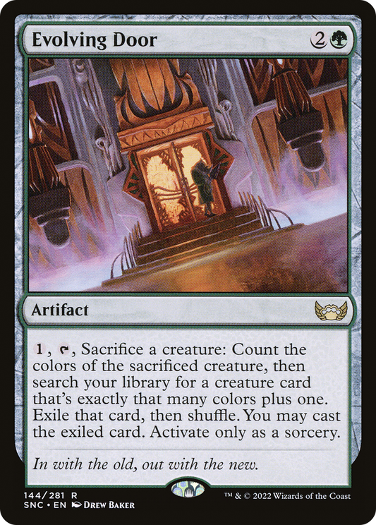 Evolving Door (SNC-144) - Streets of New Capenna - Premium MTG Single from Wizards of the Coast - Just $0.08! Shop now at Game Crave Tournament Store