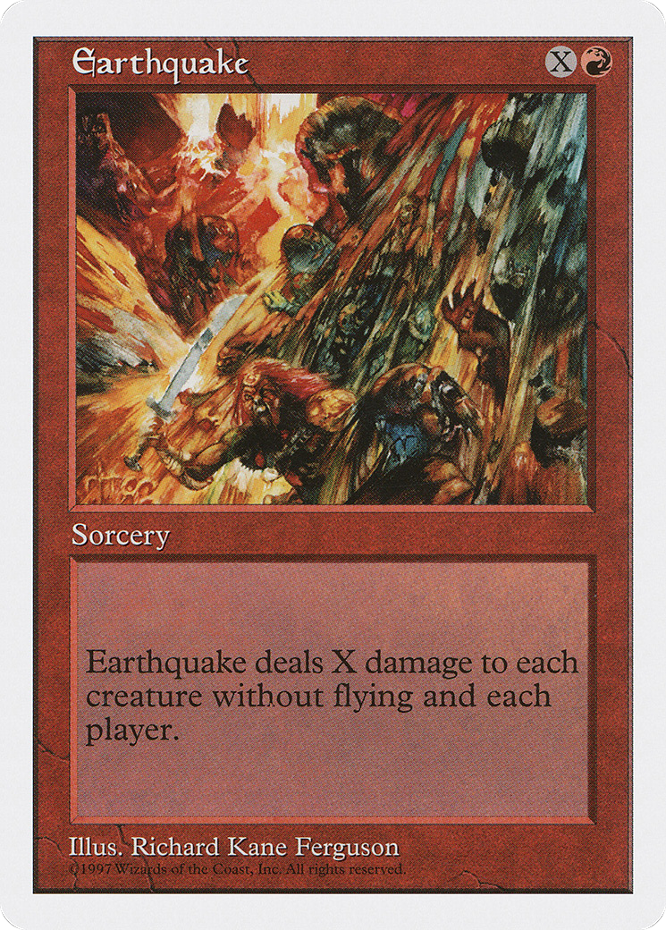 Earthquake (5ED-223) - Fifth Edition - Premium MTG Single from Wizards of the Coast - Just $0.41! Shop now at Game Crave Tournament Store