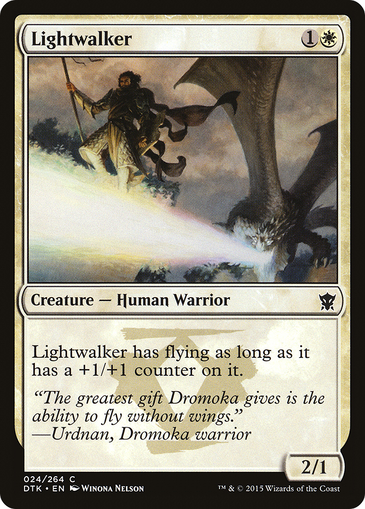 Lightwalker (DTK-024) - Dragons of Tarkir Foil - Premium MTG Single from Wizards of the Coast - Just $0.25! Shop now at Game Crave Tournament Store