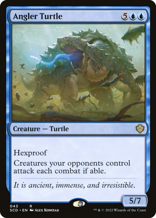Angler Turtle (SCD-043) - Starter Commander Decks - Premium MTG Single from Wizards of the Coast - Just $0.25! Shop now at Game Crave Tournament Store