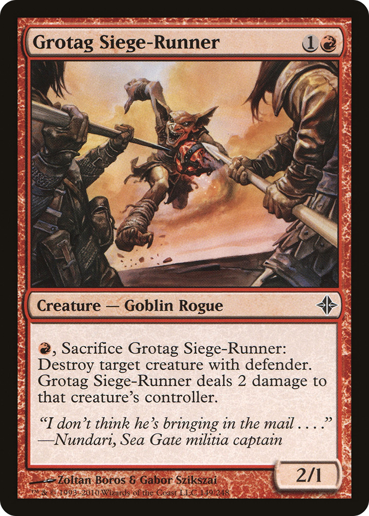 Grotag Siege-Runner (ROE-149) - Rise of the Eldrazi - Premium MTG Single from Wizards of the Coast - Just $0.25! Shop now at Game Crave Tournament Store