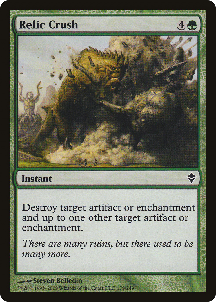 Relic Crush (ZEN-179) - Zendikar - Premium MTG Single from Wizards of the Coast - Just $0.25! Shop now at Game Crave Tournament Store