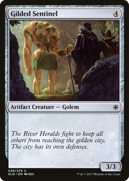 Gilded Sentinel (XLN-239) - Ixalan - Premium MTG Single from Wizards of the Coast - Just $0.25! Shop now at Game Crave Tournament Store