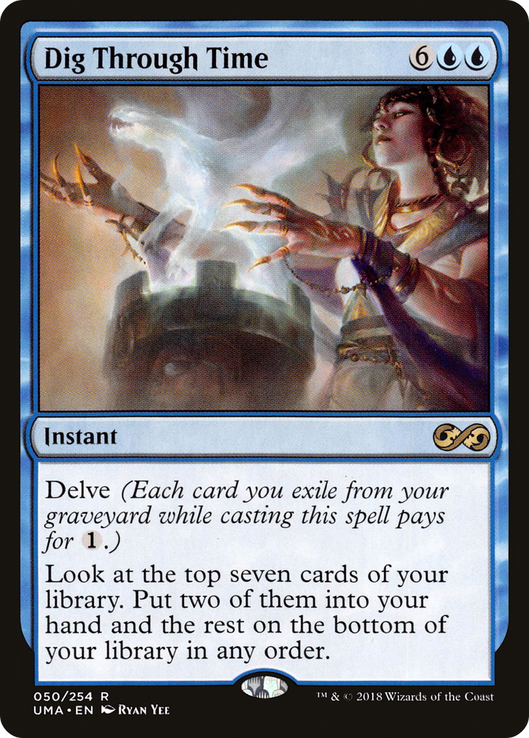 Dig Through Time (UMA-050) - Ultimate Masters Foil - Premium MTG Single from Wizards of the Coast - Just $0.98! Shop now at Game Crave Tournament Store