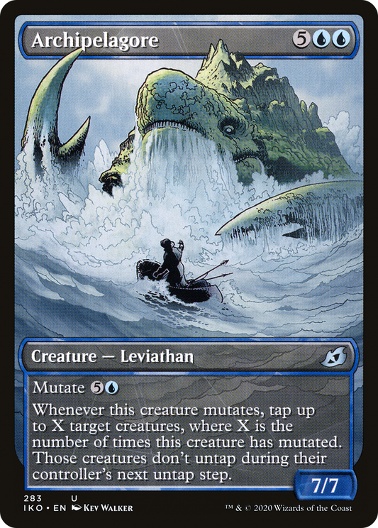 Archipelagore (IKO-283) - Ikoria: Lair of Behemoths: (Showcase) Foil - Premium MTG Single from Wizards of the Coast - Just $0.30! Shop now at Game Crave Tournament Store