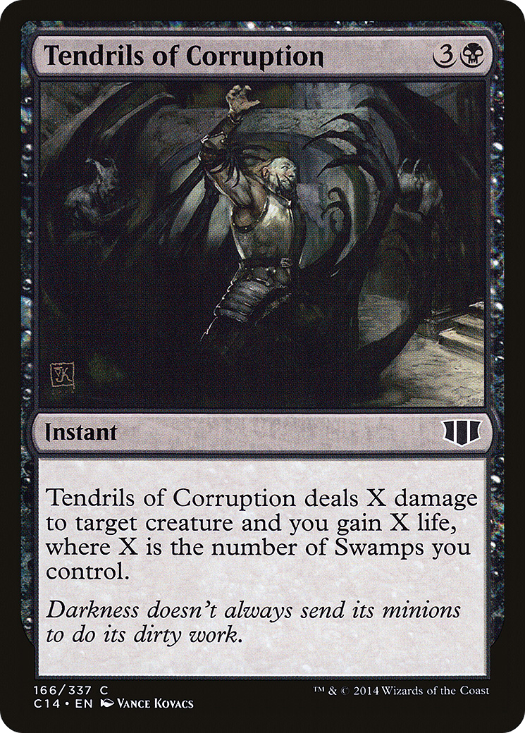 Tendrils of Corruption (C14-166) - Commander 2014 - Premium MTG Single from Wizards of the Coast - Just $0.26! Shop now at Game Crave Tournament Store