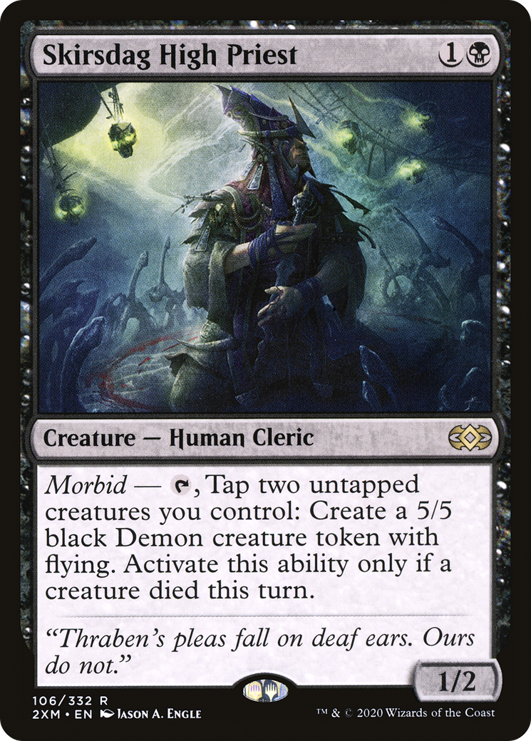 Skirsdag High Priest (2XM-106) - Double Masters - Premium MTG Single from Wizards of the Coast - Just $0.25! Shop now at Game Crave Tournament Store