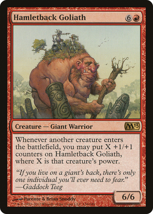 Hamletback Goliath (M13-136) - Magic 2013 - Premium MTG Single from Wizards of the Coast - Just $0.08! Shop now at Game Crave Tournament Store