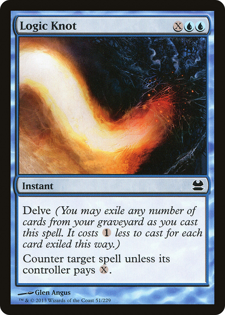 Logic Knot (MMA-051) - Modern Masters Foil - Premium MTG Single from Wizards of the Coast - Just $0.19! Shop now at Game Crave Tournament Store
