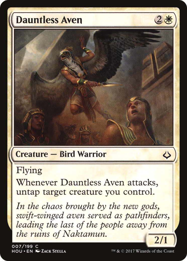 Dauntless Aven (HOU-007) - Hour of Devastation - Premium MTG Single from Wizards of the Coast - Just $0.25! Shop now at Game Crave Tournament Store