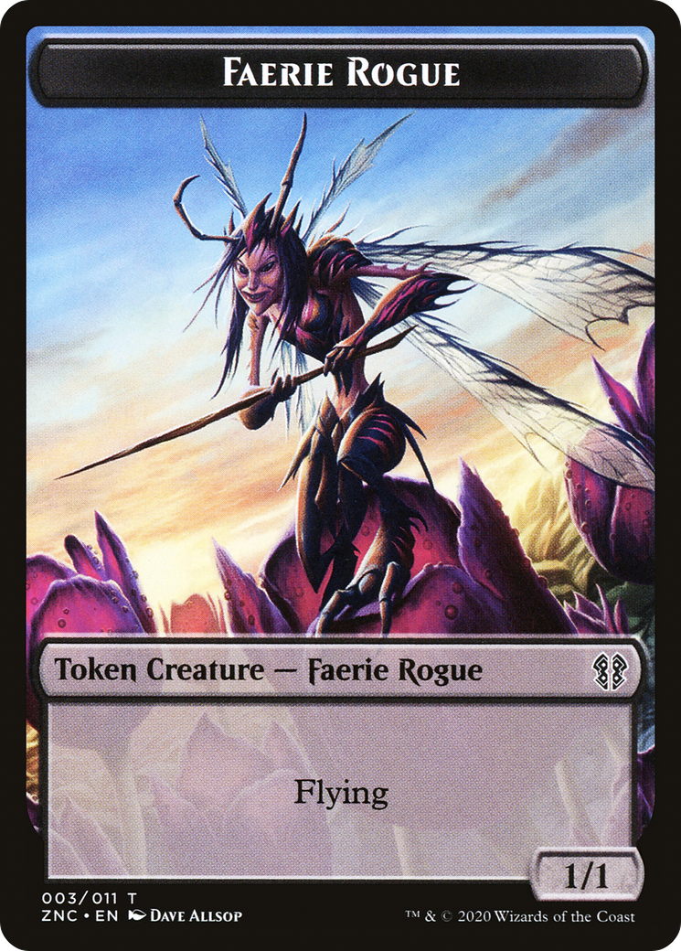 Faerie Rogue (TZNC-003) - Zendikar Rising Commander Tokens - Premium MTG Single from Wizards of the Coast - Just $0! Shop now at Game Crave Tournament Store