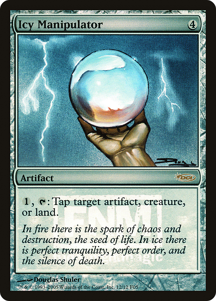 Icy Manipulator (F05-012) - Friday Night Magic 2005 Foil - Premium MTG Single from Wizards of the Coast - Just $2.38! Shop now at Game Crave Tournament Store