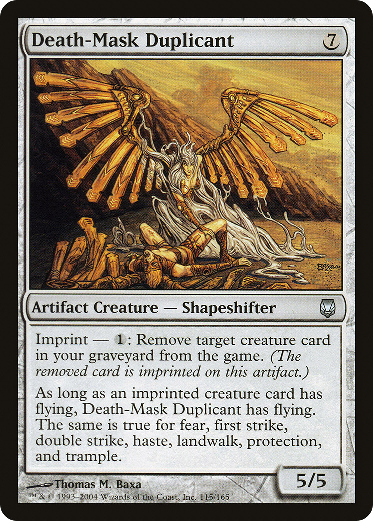 Death-Mask Duplicant (DST-115) - Darksteel - Premium MTG Single from Wizards of the Coast - Just $0.08! Shop now at Game Crave Tournament Store