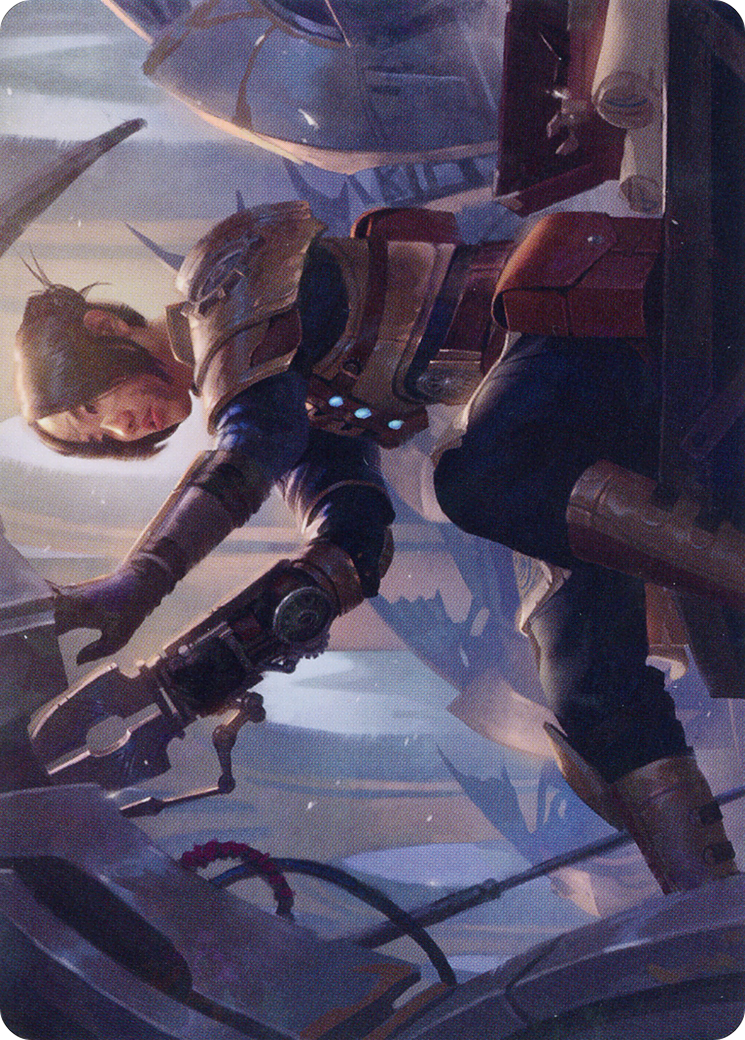 Thopter Mechanic // Thopter Mechanic (ABRO-013) - The Brothers' War Art Series (Borderless) Foil - Premium MTG Single from Wizards of the Coast - Just $0! Shop now at Game Crave Tournament Store