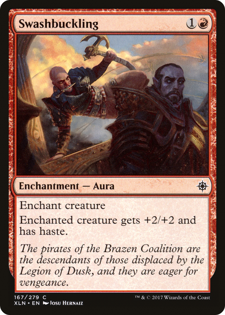 Swashbuckling (XLN-167) - Ixalan - Premium MTG Single from Wizards of the Coast - Just $0.08! Shop now at Game Crave Tournament Store