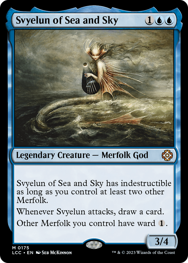 Svyelun of Sea and Sky (LCC-175) - The Lost Caverns of Ixalan Commander - Premium MTG Single from Wizards of the Coast - Just $0.08! Shop now at Game Crave Tournament Store