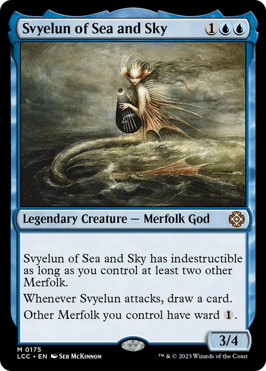 Svyelun of Sea and Sky (LCC-175) - The Lost Caverns of Ixalan Commander - Premium MTG Single from Wizards of the Coast - Just $0.08! Shop now at Game Crave Tournament Store