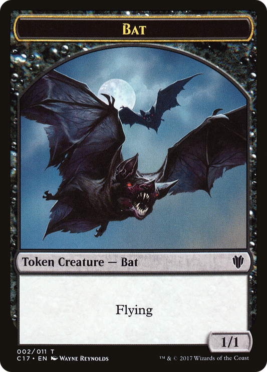 Bat (TC17-002) - Commander 2017 Tokens - Premium MTG Single from Wizards of the Coast - Just $0! Shop now at Game Crave Tournament Store
