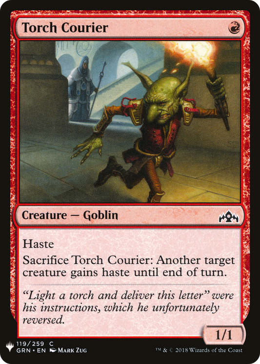 Torch Courier (MB1-1085) - Mystery Booster - Premium MTG Single from Wizards of the Coast - Just $0.25! Shop now at Game Crave Tournament Store