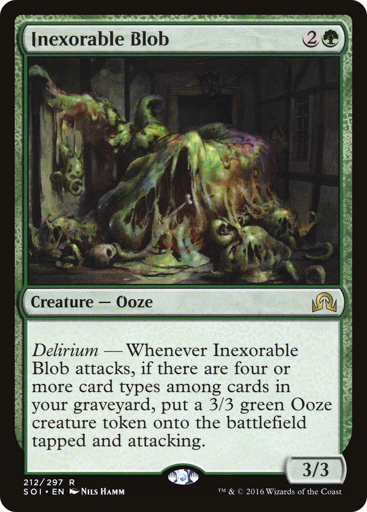 Inexorable Blob (SOI-212) - Shadows over Innistrad - Premium MTG Single from Wizards of the Coast - Just $0.25! Shop now at Game Crave Tournament Store