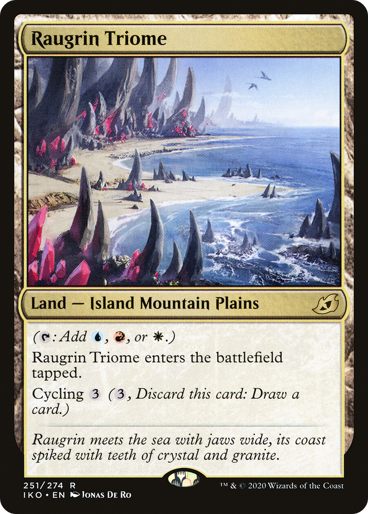 Raugrin Triome (IKO-251) - Ikoria: Lair of Behemoths - Premium MTG Single from Wizards of the Coast - Just $3.14! Shop now at Game Crave Tournament Store