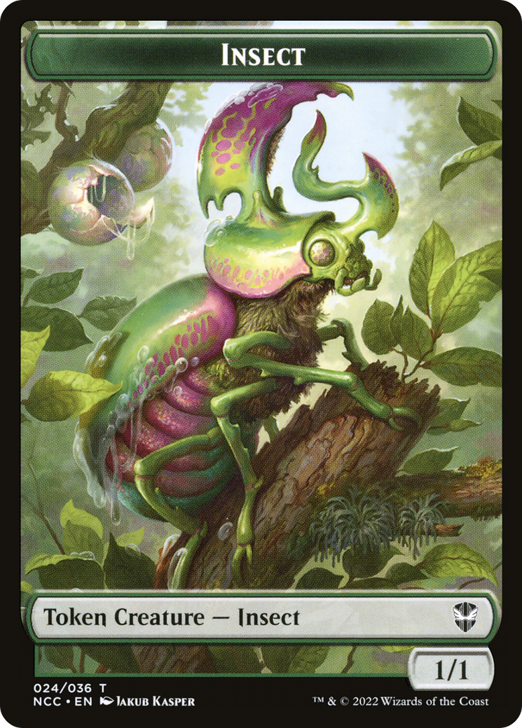 Insect (TNCC-024) - New Capenna Commander Tokens Foil - Premium MTG Single from Wizards of the Coast - Just $0! Shop now at Game Crave Tournament Store
