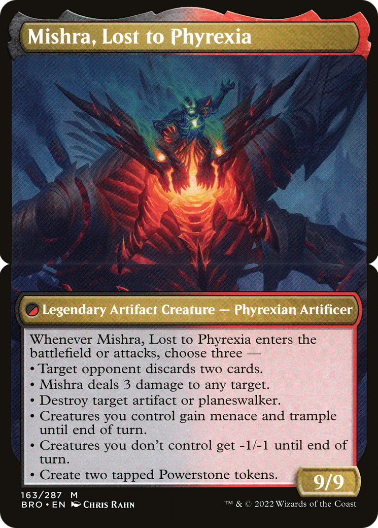 Mishra, Lost to Phyrexia (BRO-163B) - The Brothers' War Foil - Premium MTG Single from Wizards of the Coast - Just $0! Shop now at Game Crave Tournament Store