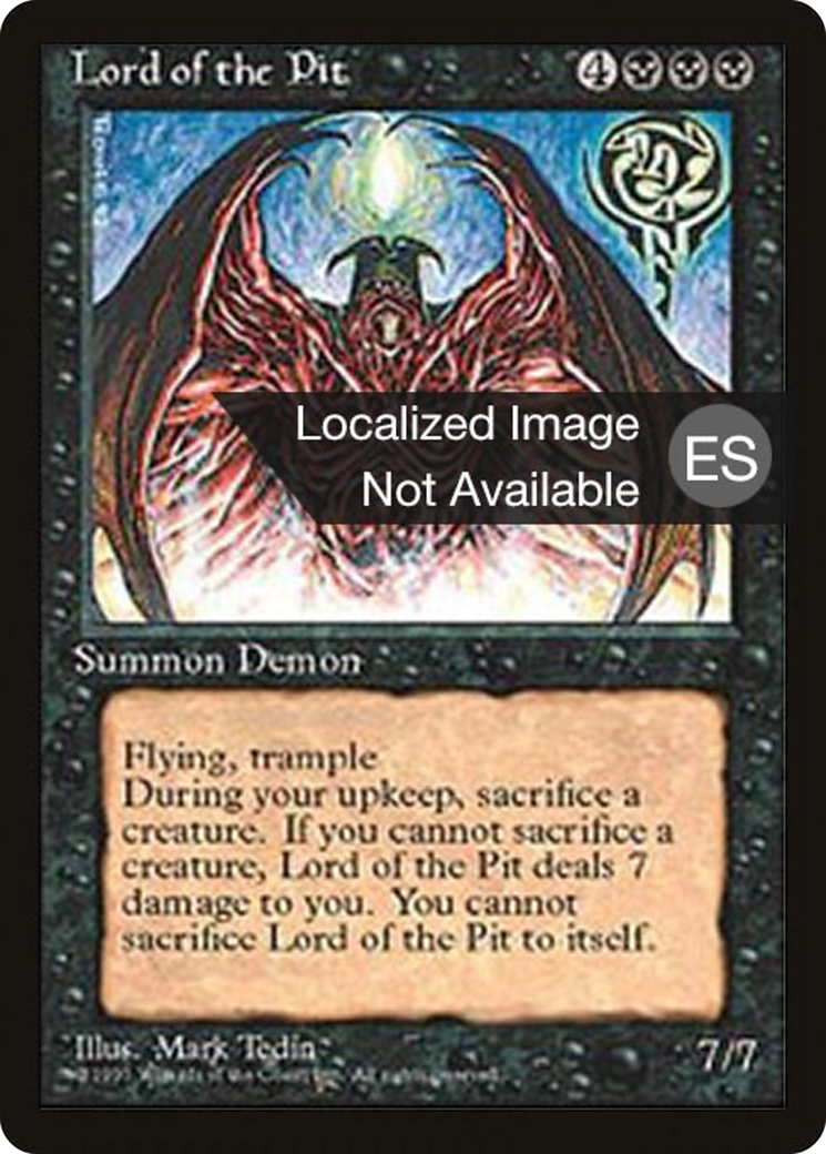Lord of the Pit (4BB-144) - Fourth Edition Foreign Black Border - Premium MTG Single from Wizards of the Coast - Just $6.39! Shop now at Game Crave Tournament Store