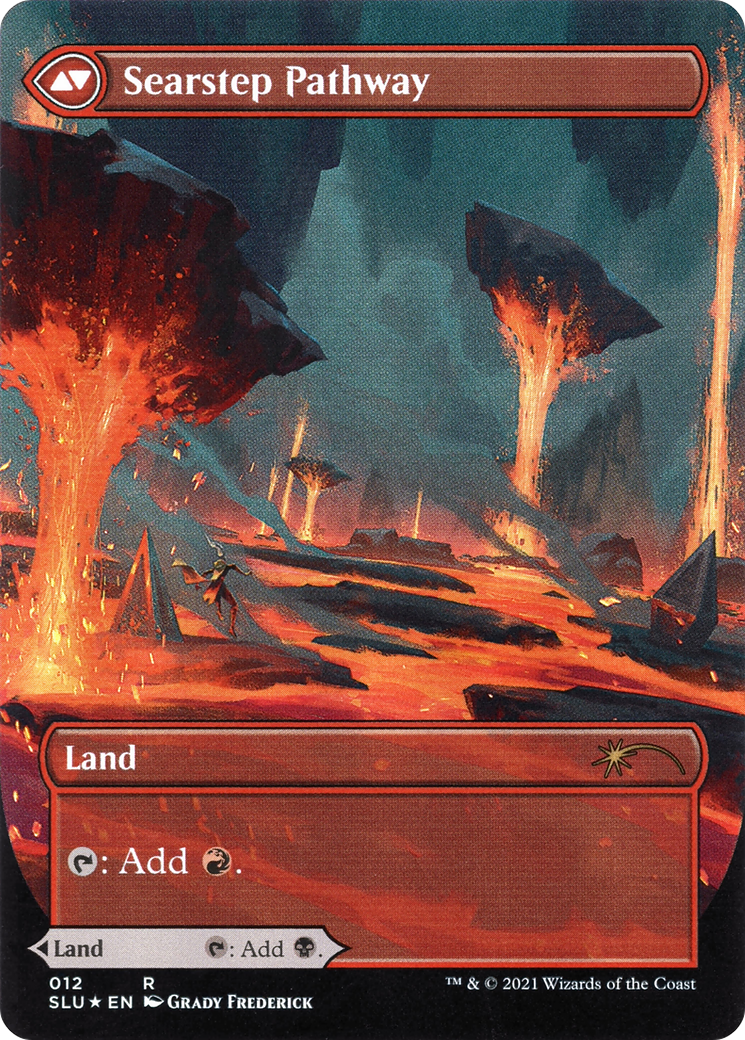 Blightstep Pathway // Searstep Pathway (SLU-012) - Secret Lair: Ultimate Edition: (Showcase) (Borderless) Foil - Premium MTG Single from Wizards of the Coast - Just $7.26! Shop now at Game Crave Tournament Store