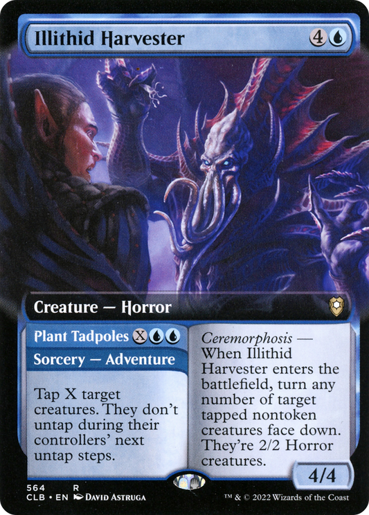Illithid Harvester // Plant Tadpoles (CLB-564) - Commander Legends: Battle for Baldur's Gate: (Extended Art) - Premium MTG Single from Wizards of the Coast - Just $0.08! Shop now at Game Crave Tournament Store