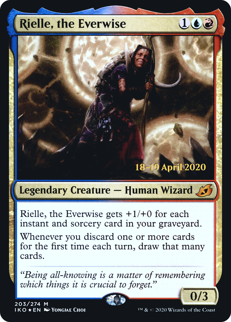 Rielle, the Everwise (PIKO-203S) - Ikoria: Lair of Behemoths Promos Foil - Premium MTG Single from Wizards of the Coast - Just $0.83! Shop now at Game Crave Tournament Store