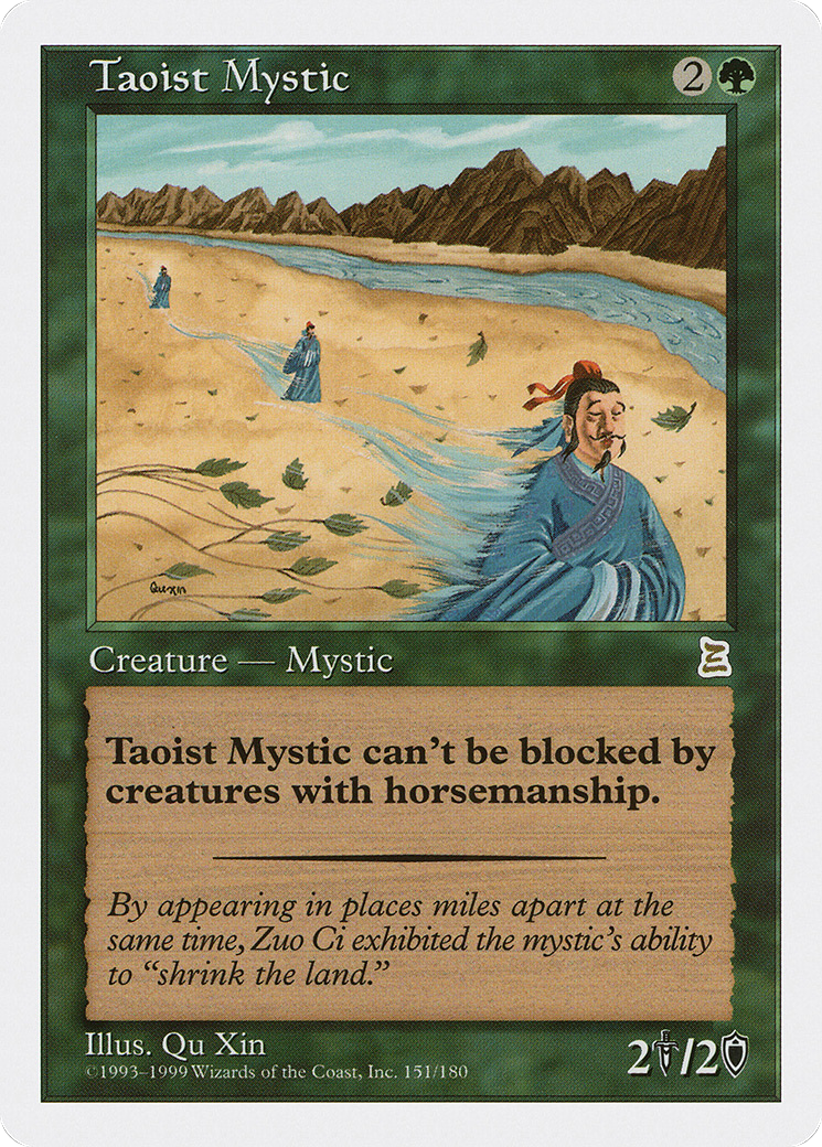 Taoist Mystic (PTK-151) - Portal Three Kingdoms - Premium MTG Single from Wizards of the Coast - Just $10.68! Shop now at Game Crave Tournament Store