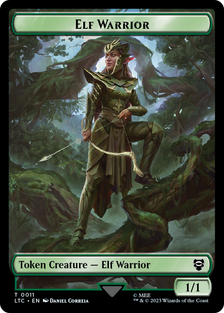 Elf Warrior (TLTC-011) - Tales of Middle-earth Commander Tokens - Premium MTG Single from Wizards of the Coast - Just $0! Shop now at Game Crave Tournament Store