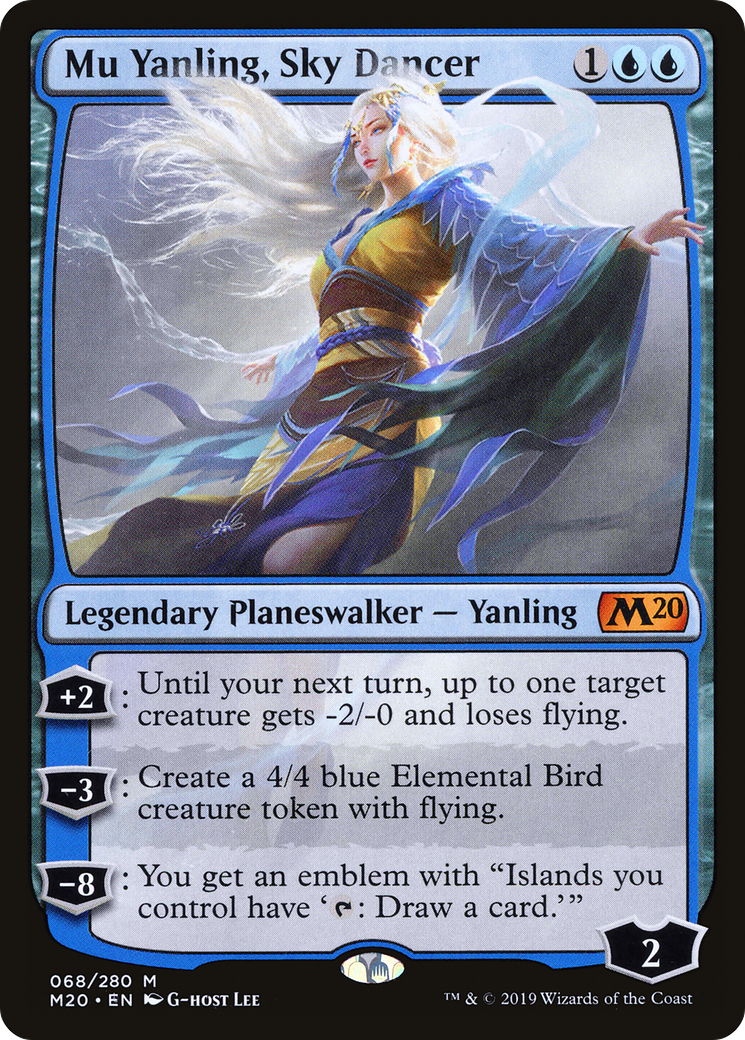 Mu Yanling, Sky Dancer (M20-068) - Core Set 2020 Foil - Premium MTG Single from Wizards of the Coast - Just $1.70! Shop now at Game Crave Tournament Store