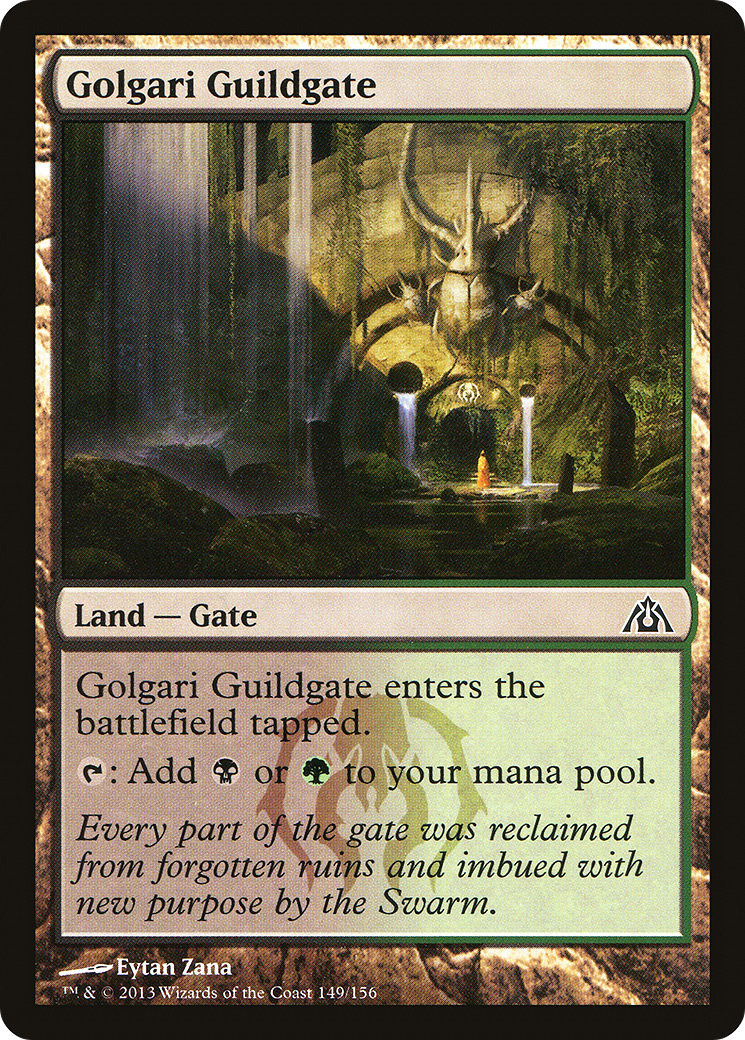 Golgari Guildgate (DGM-149) - Dragon's Maze Foil - Premium MTG Single from Wizards of the Coast - Just $0.13! Shop now at Game Crave Tournament Store