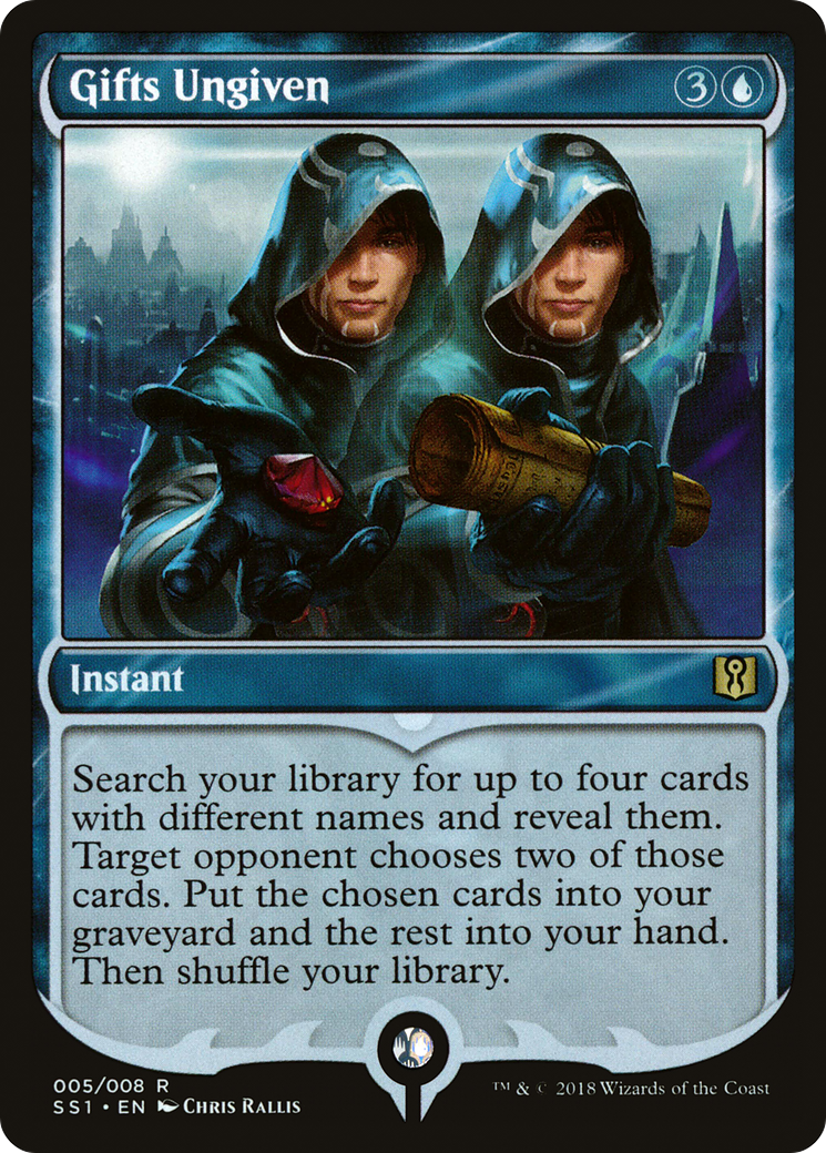 Gifts Ungiven (SS1-005) - Signature Spellbook: Jace Foil - Premium MTG Single from Wizards of the Coast - Just $16.89! Shop now at Game Crave Tournament Store