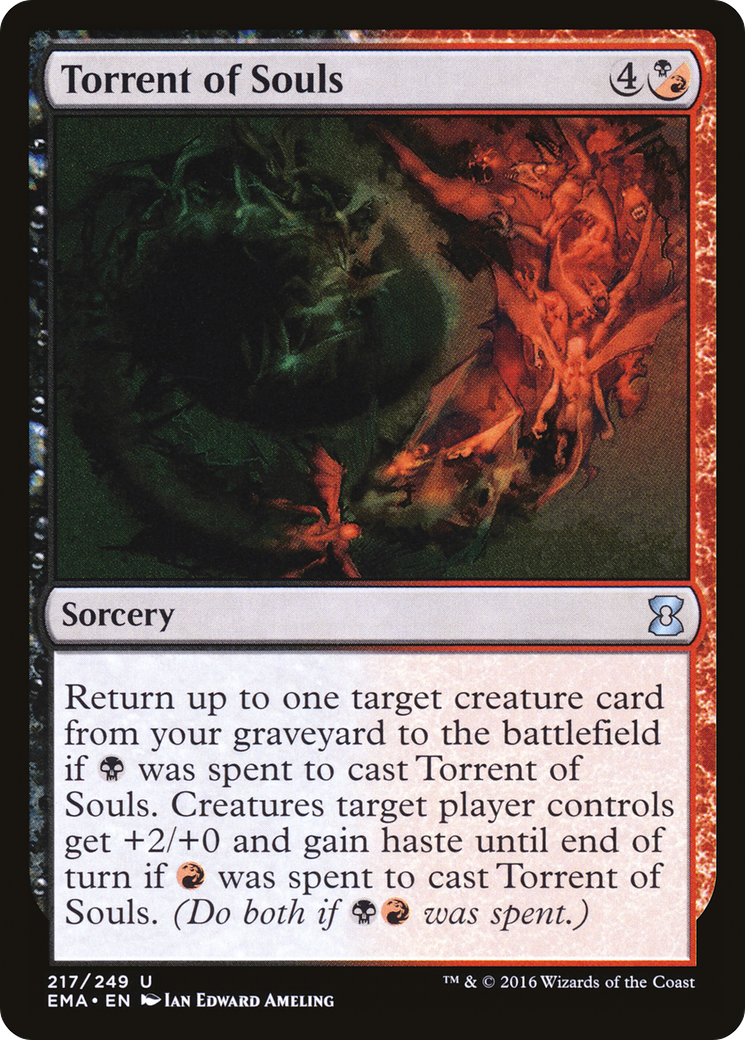 Torrent of Souls (EMA-217) - Eternal Masters - Premium MTG Single from Wizards of the Coast - Just $0.25! Shop now at Game Crave Tournament Store